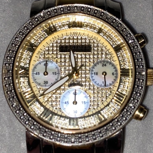 AKRIBOS XXIV Grandiose Gold Tone Bling Ladies Watch AK440YG main image 10